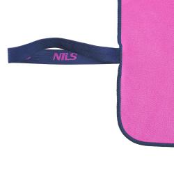 NILS Ručník z mikrovlákna NCR13 růžový / tmavě modrý