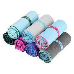 NILS Ručník z mikrovlákna NCR13 růžový / tmavě modrý (VÝPRODEJ)