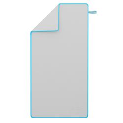 NILS CAMP Ručník z mikrovlákna NCR13 šedý/modrý