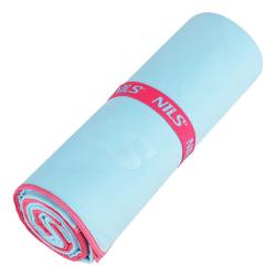 NILS CAMP Uterák z mikrovlákna NCR13 svetlomodrý/ružový