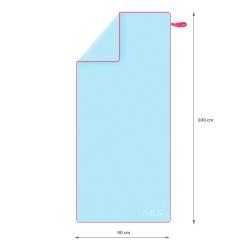 NILS CAMP Uterák z mikrovlákna NCR13 svetlomodrý/ružový