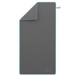 NILS Ručník z mikrovlákna NCR13 tmavě šedý/modrý