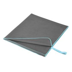 NILS Ručník z mikrovlákna NCR13 tmavě šedý/modrý