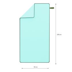 NILS Ručník z mikrovlákna NCR13 zelený / tmavě zelený