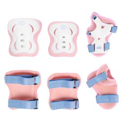 Nils NA0189 bílá sada kolečkových bruslí a chráničů