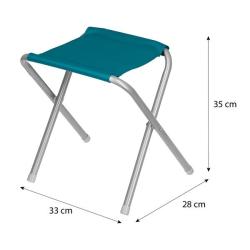 Nils Sada skládacího kempingového stolu a židliček Camp NC1633 modrá