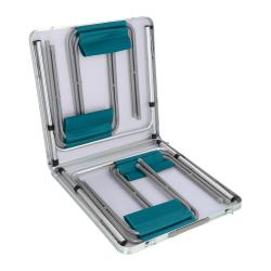 Nils Sada skládacího kempingového stolu a židliček Camp NC1633 modrá