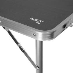 Nils Sada skládacího kempingového stolu a židliček Camp NC1633 tmavě šedá