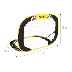 NILS Samorozkládací fotbalová branka BR2415