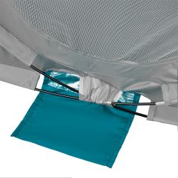 Nils Samorozkládací plážový stan Camp NC3142 modrozelený