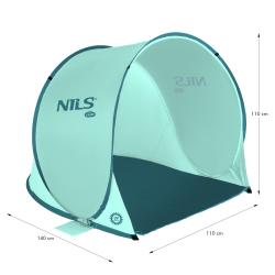 NILS Samorozkládací plážový stan NC3173 mentolový