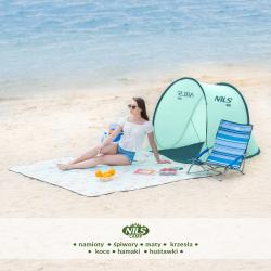 NILS Samorozkládací plážový stan NC3173 mentolový