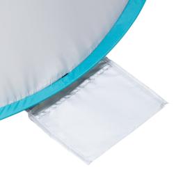 NILS Samorozkladací plážový stan NC3173 šedo-tyrkysový