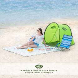 NILS Samorozkládací plážový stan NC3173 zelený