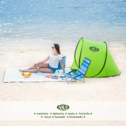 NILS Samorozkládací plážový stan NC3173 zelený