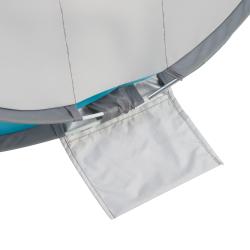 NILS CAMP Samorozkladací plážový stan NC3174 sivý