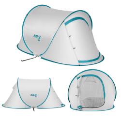 Nils Samorozkladací plážový stan Camp NC3743 sivý