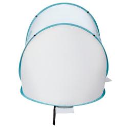 NILS Samorozkládací plážový stan NC3173 šedo-tyrkysový (VÝPRODEJ)