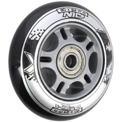 Nils Sada čiernych PU koliesok 80x24 + ložiská ABEC9 EXTREME