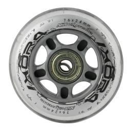 Nils Sestava čirých PU koleček 76x24 + ložiska ABEC7