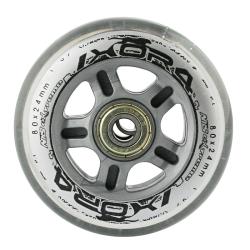 Nils Sestava čirých PU koleček 80x24 + ložiska ABEC7 EXTREME