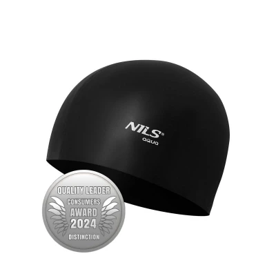 Nils Silikonová čepice Aqua NQC BK01 černá