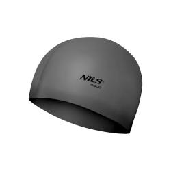 Nils Silikónová čiapka Aqua NQC SL02 tmavosivá