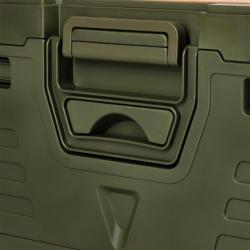 Nils Skládací box Camp NCB4002 2v1 s víkem a dřevěnou deskou 32L zelený