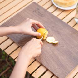 Nils Skladací box Camp NCB4002 2v1 s vekom a drevenou doskou 32L zelený