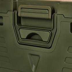 Nils Skladací box Camp NCB4002 2v1 s vekom a drevenou doskou 32L zelený