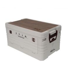 Nils Skládací box Camp NCB4002 2v1 s víkem a dřevěnou deskou 50L Nils Skládací box Camp NCB4002 2v1 s víkem a dřevěnou deskou 50L