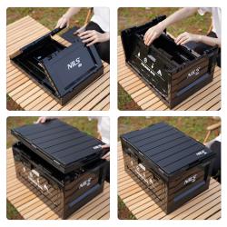 Nils Skladací box Camp NCB4006 2v1 s vekom a funkciou stola 50L