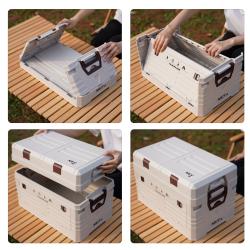 Nils Skladací box s vekom Camp NCB4003 50L sivý