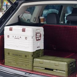 Nils Skladací box s vekom Camp NCB4003 50L sivý