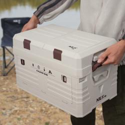 Nils Skladací box s vekom Camp NCB4003 50L sivý