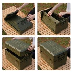 Nils Skladací box s vekom Camp NCB4003 50L zelený