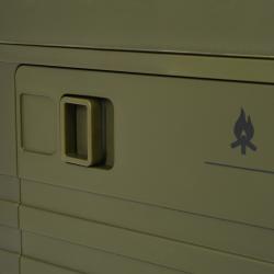 Nils Skladací box s vekom Camp NCB4003 50L zelený