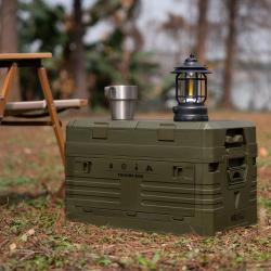 Nils Skladací box s vekom Camp NCB4003 50L zelený