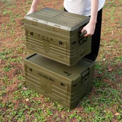 Nils Skladací box s vekom Camp NCB4003 50L zelený