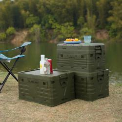 Nils Skladací box s vekom Camp NCB4003 50L zelený
