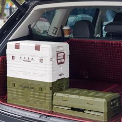 Nils Skládací box s víkem Camp NCB4003 50L šedý