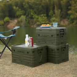 Nils Skládací box s víkem Camp NCB4003 50L zelený