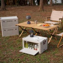 Nils Skládací box s víkem Camp NCB4004 50L šedý