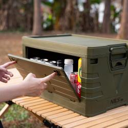 Nils Skládací box s víkem Camp NCB4004 50L zelený