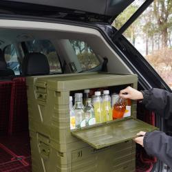 Nils Skládací box s víkem Camp NCB4004 50L zelený