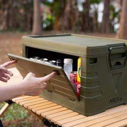 Nils Skládací box s víkem Camp NCB4004 50L zelený