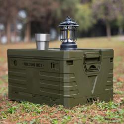 Nils Skládací box s víkem Camp NCB4004 50L zelený