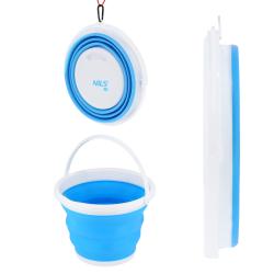 NILS CAMP Skládací kbelík NC1731 modrý 10 l