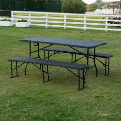 Nils Skládací kempingová lavice Camp NC3404 ANTRACITOVÁ