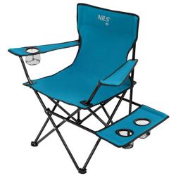 Nils Skladacia kempingová stolička Camp NC3301 modro-šedá Nils Skladacia kempingová stolička Camp NC3301 modro-šedá
